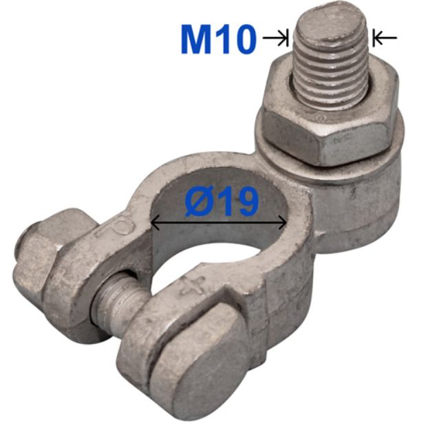 Picture of Battery Terminal | 10mm Lug Type | Pos | Qty: 10
